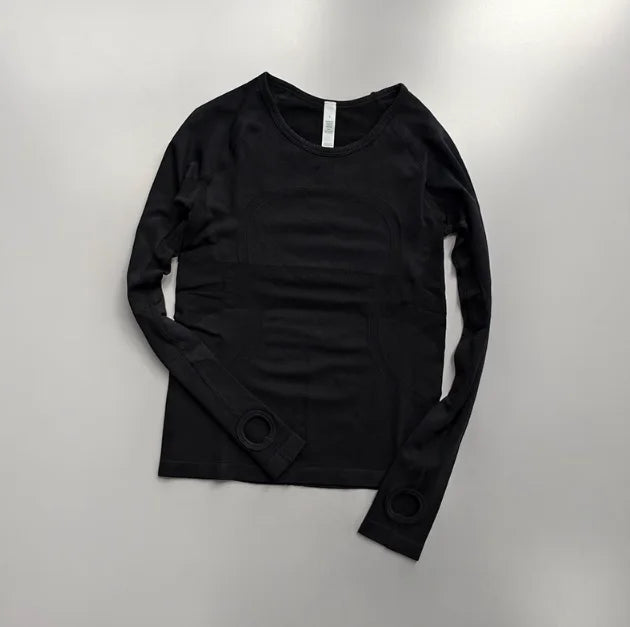 Seamless Yoga Top Women Long Sleeve Workout Shirt for Women Training Gym Clothes Stretchy Turtleneck Sportswear Activewear