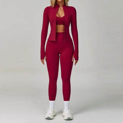 2-3PCS Yoga Suit Women Tracksuit Sports Bra High Waist Leggings Shorts Outfit Gym Set Fitness Push Up Workout Clothes Sportswear