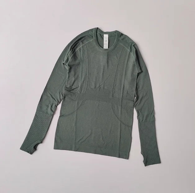 Seamless Yoga Top Women Long Sleeve Workout Shirt for Women Training Gym Clothes Stretchy Turtleneck Sportswear Activewear