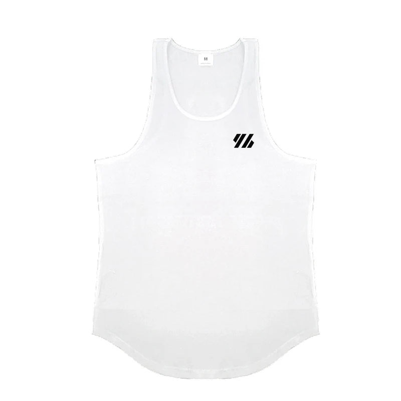 Gym Bodybuilding Casual Tank Tops Summer Cotton Breathbale Sleeveless Clothing Mens Fitness Muscle Shirts Running Sport Clothing