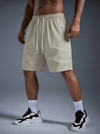 Summer Men's Clothes Basketball Shorts Ice Silk Stretch Running Pants Y2k Clothing Male Sports Man Sneakers Gym Short Anime Sea