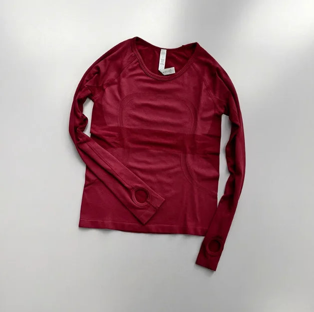Seamless Yoga Top Women Long Sleeve Workout Shirt for Women Training Gym Clothes Stretchy Turtleneck Sportswear Activewear