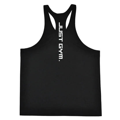 Gym Sports Mens Bodybuilding Muscle T-shirts Fashion Casual Cotton Breathable Striped Weightlifting Summer Basketball Tank Top