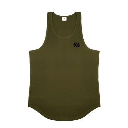 Gym Bodybuilding Casual Tank Tops Summer Cotton Breathbale Sleeveless Clothing Mens Fitness Muscle Shirts Running Sport Clothing